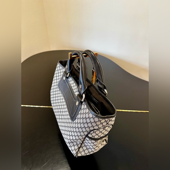 CELINE 80’S VINTAGE RETRO ICONIC COUTURE LUXURY AUTHENTIC RUNWAY MACADAM BAG - Picture 8 of 17